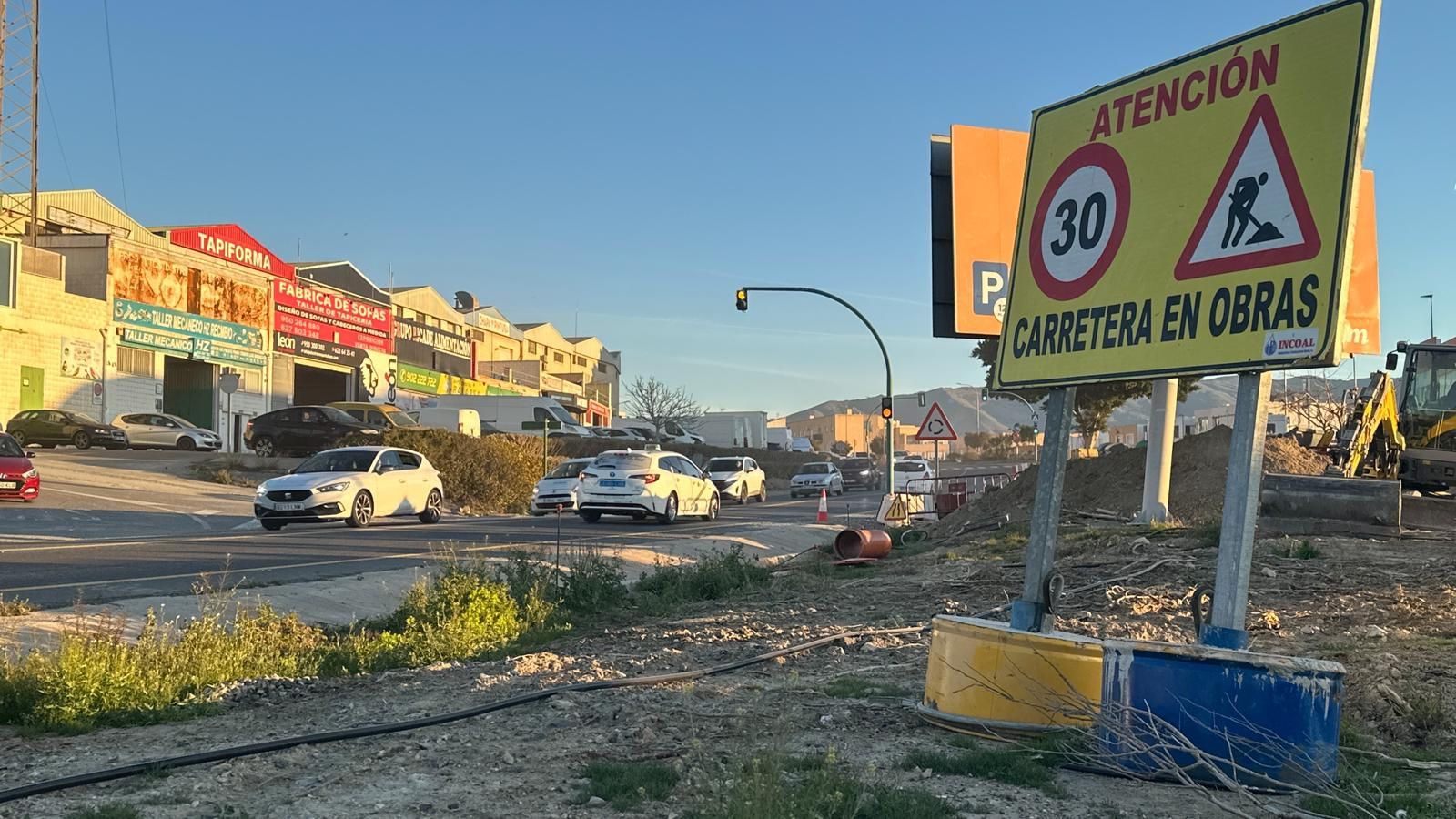 Obras de desdoblamiento en la carretera N-340a