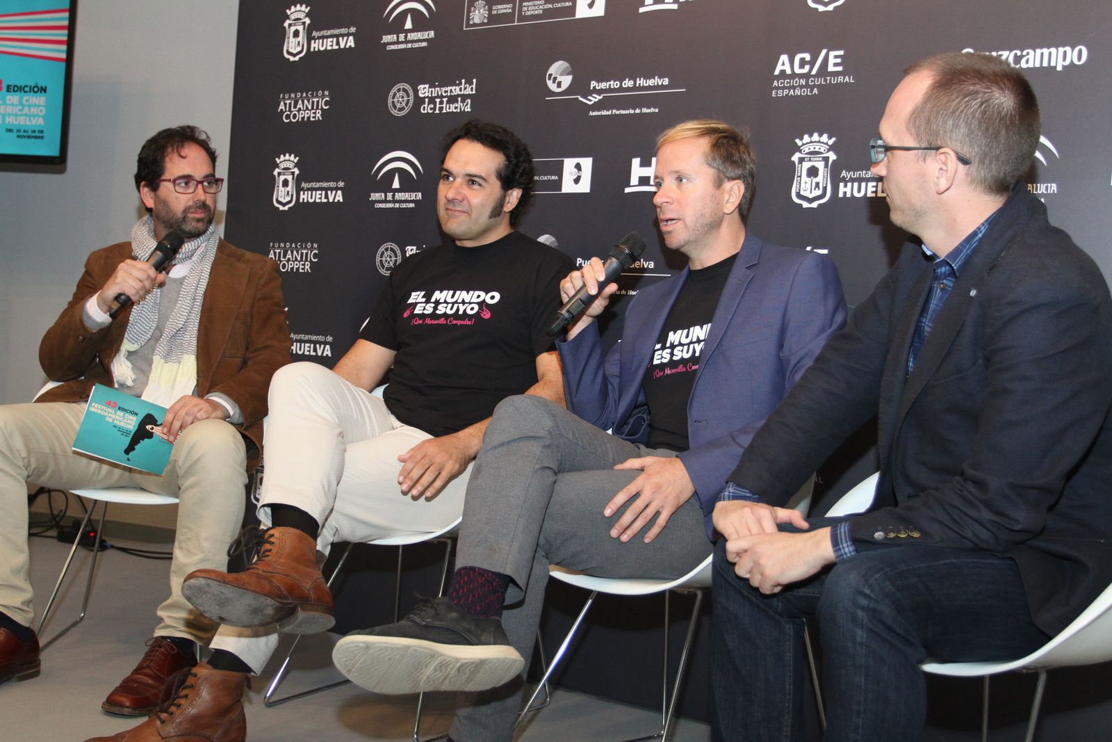 Alfonso Sánchez y Alberto López Premio Luz del Festival de Cine Iberoamericano de Huelva