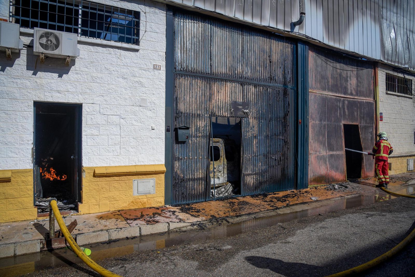 Las imágenes del Incendio en Majaravique