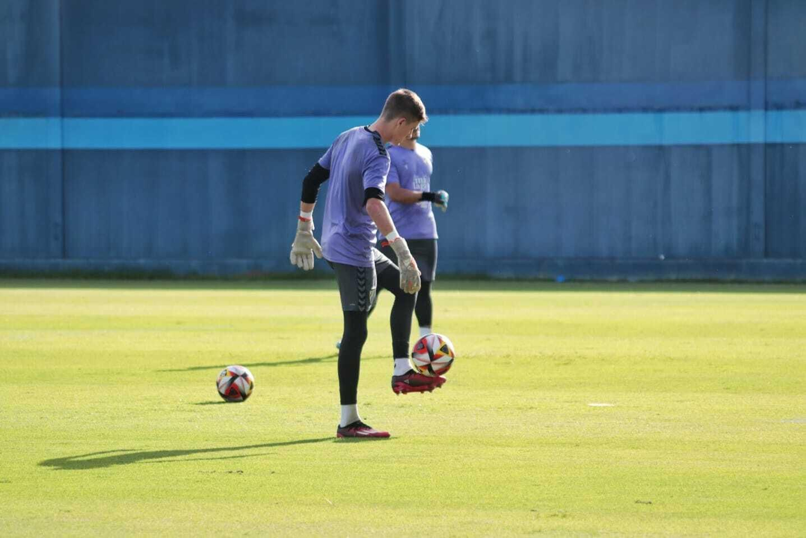 El entrenamiento del Málaga CF, en fotos