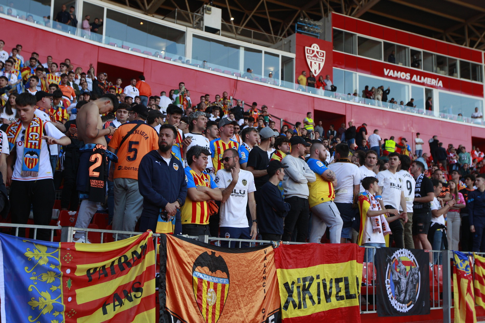 Fotogalería del partido de la Liga Santander, U.D. Almería-Valencia