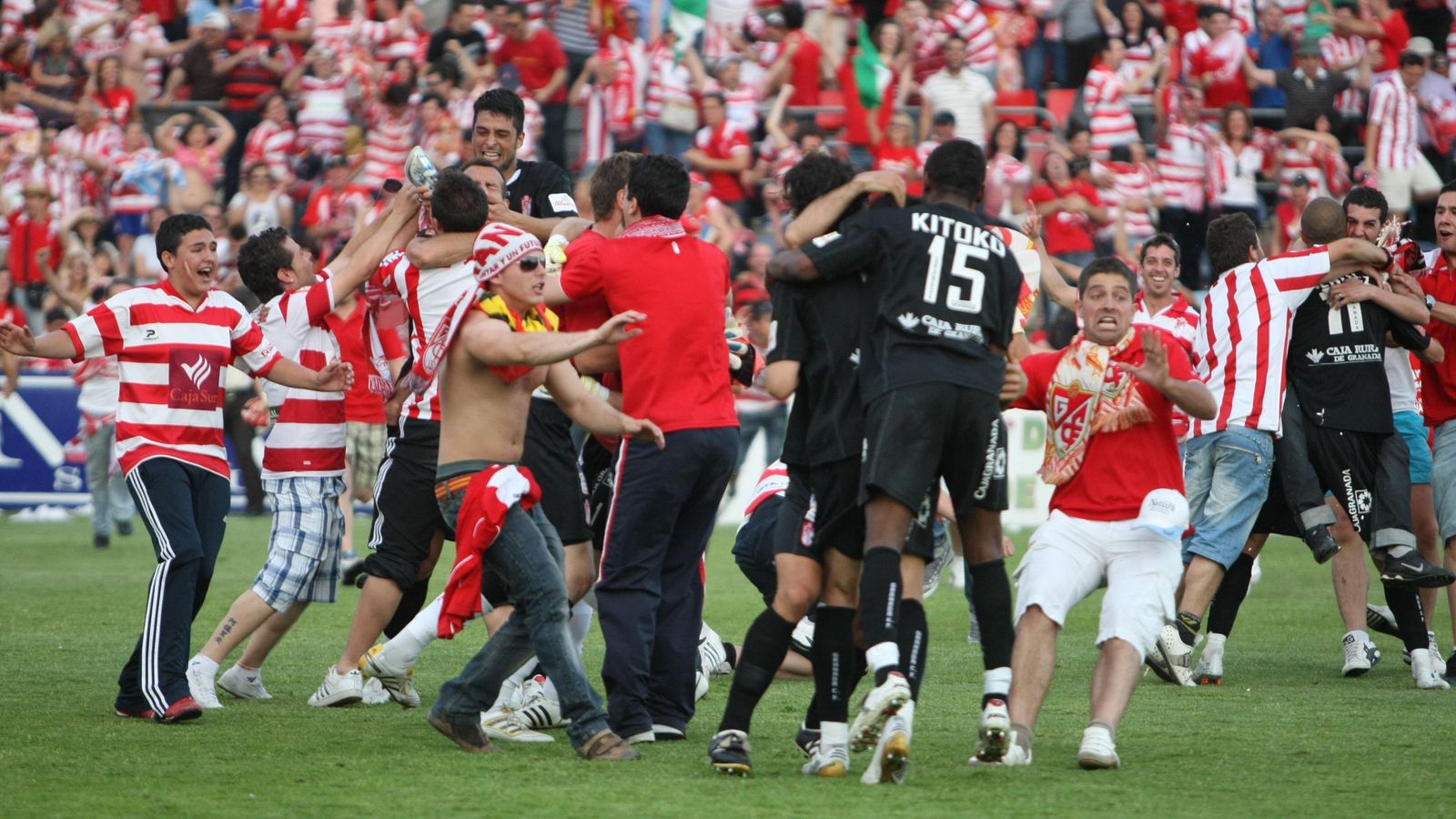 La euforia invadió a jugadores y aficionados