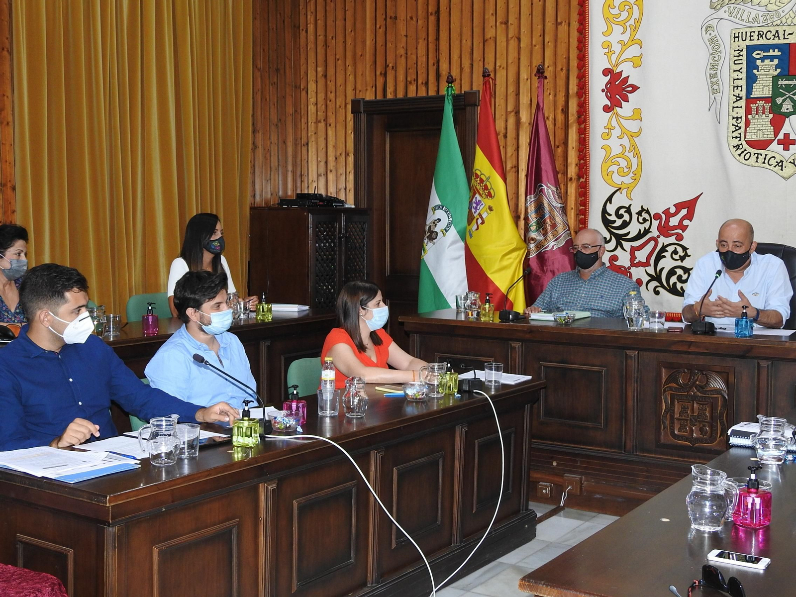 Celebración del pleno huercalense.