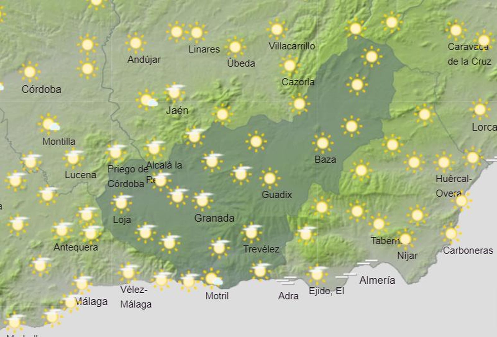 Tiempo en Granada | Casi primavera