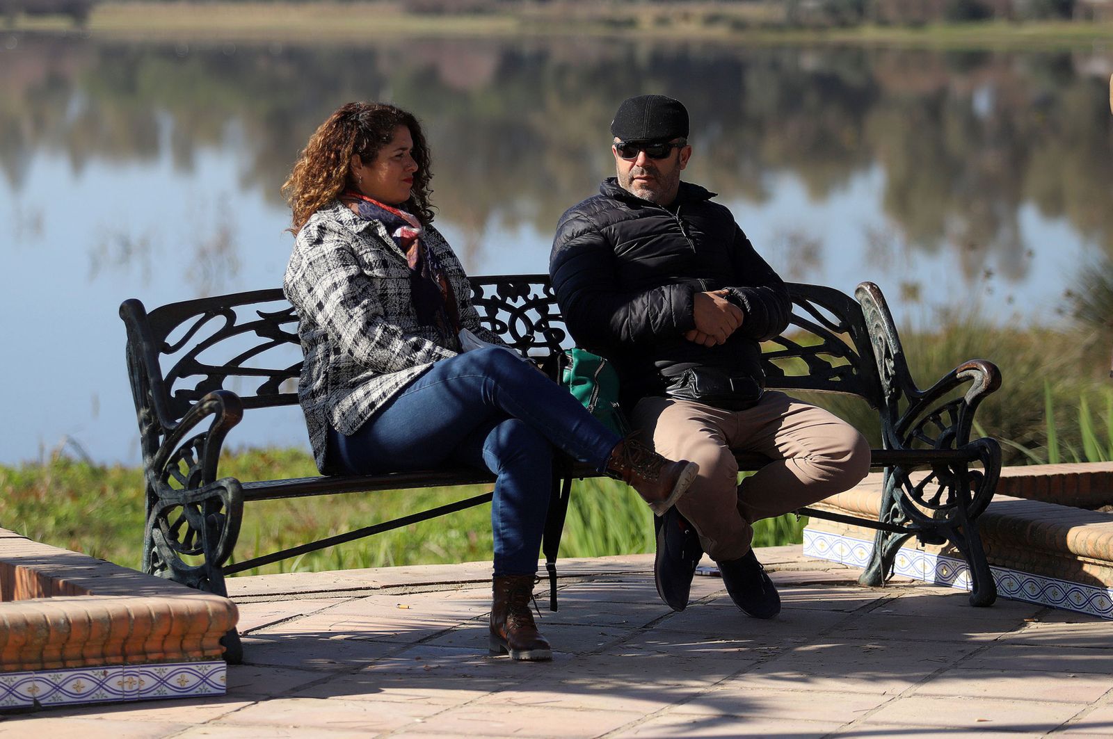 Imágenes del ambiente en la aldea del Rocío para celebrar la Candelaria
