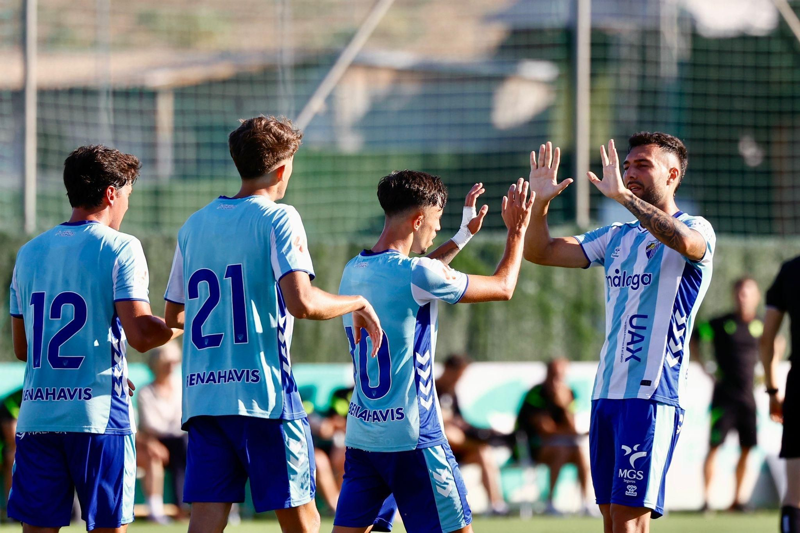 Almería-Málaga CF, en fotos