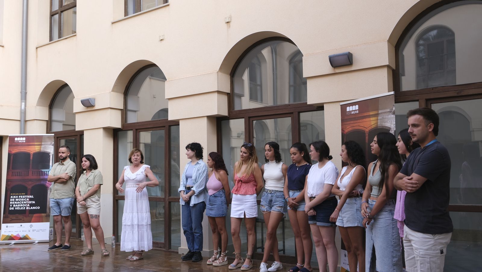 Recibimiento a los alumnos del Festival de Música Renacentista y Barroca de Vélez Blanco-Festimuvb 2023