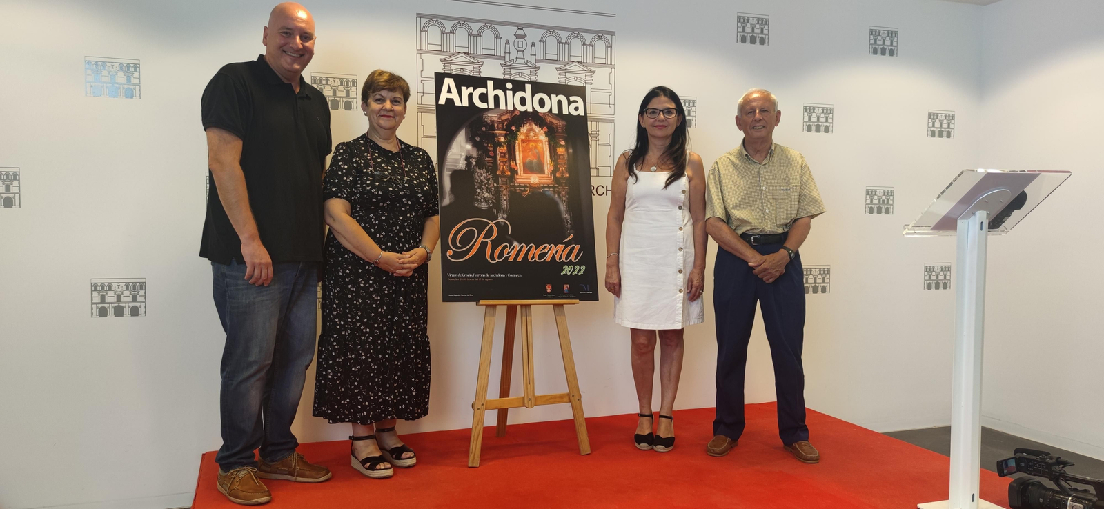 Presentación del cartel anunciado de la romería nocturna al Santuario de la Virgen de Gracia