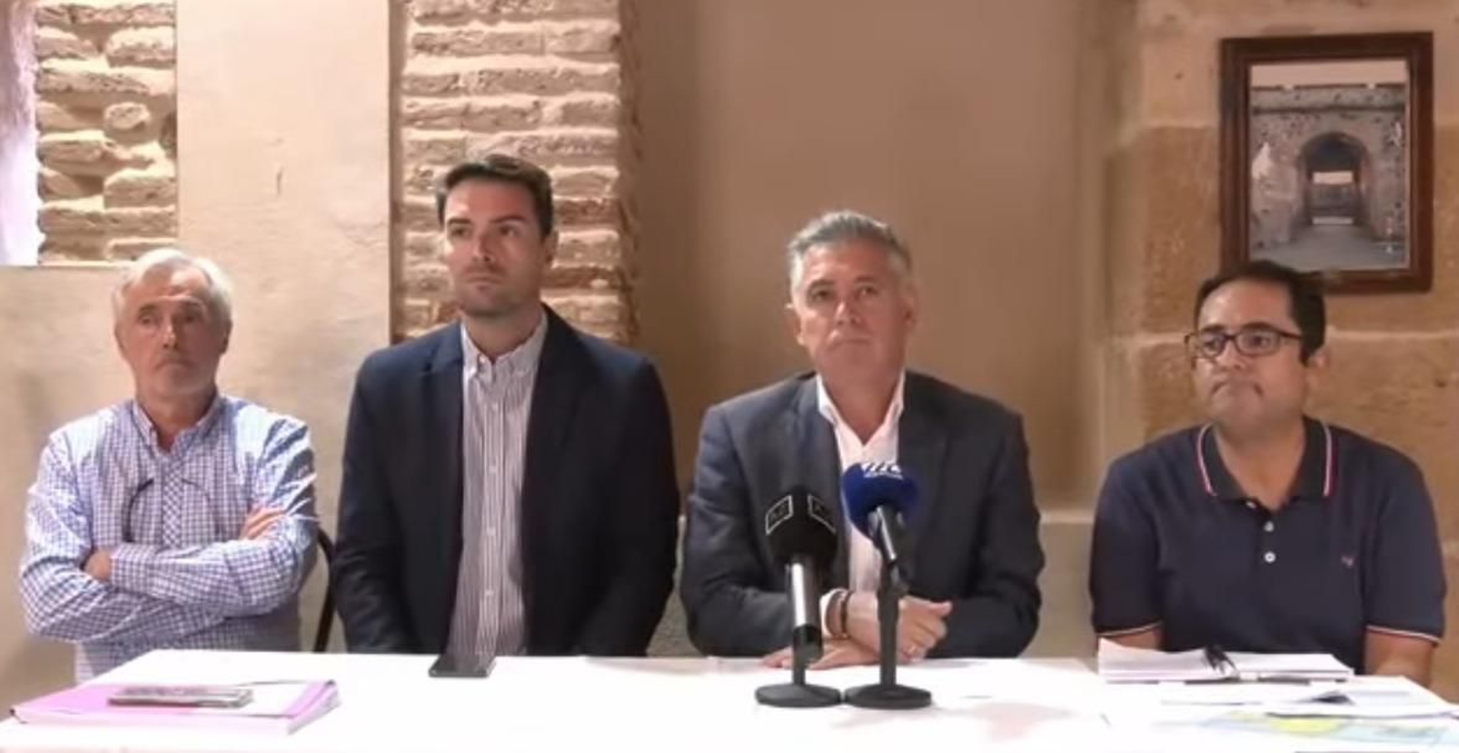 De izquierda a derecha, José Carlos Castaños, Juan Carlos Morejón, Mario Jiménez y Gaspar Román.