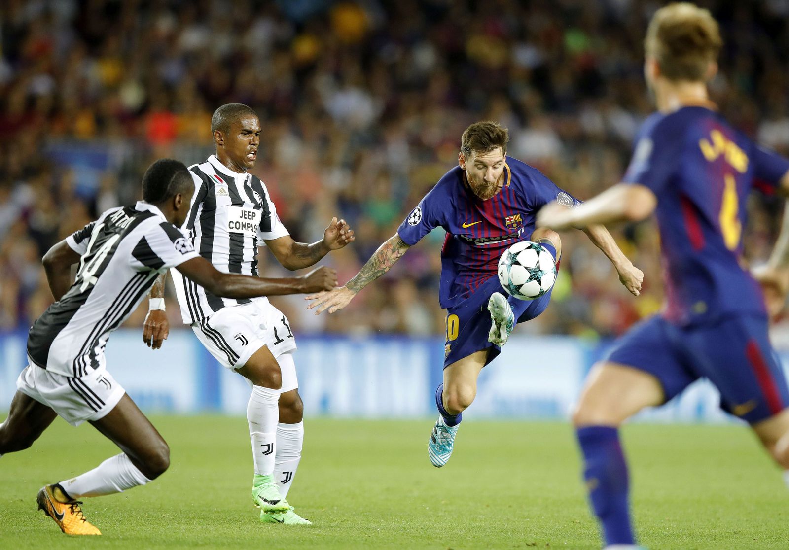 El Barcelona-Juventus, en imágenes