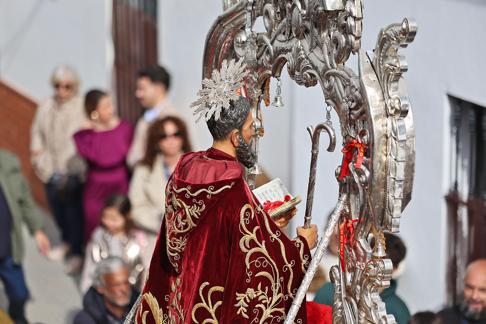 Imágenes de las tiradas de San Antonio Abad en Trigueros