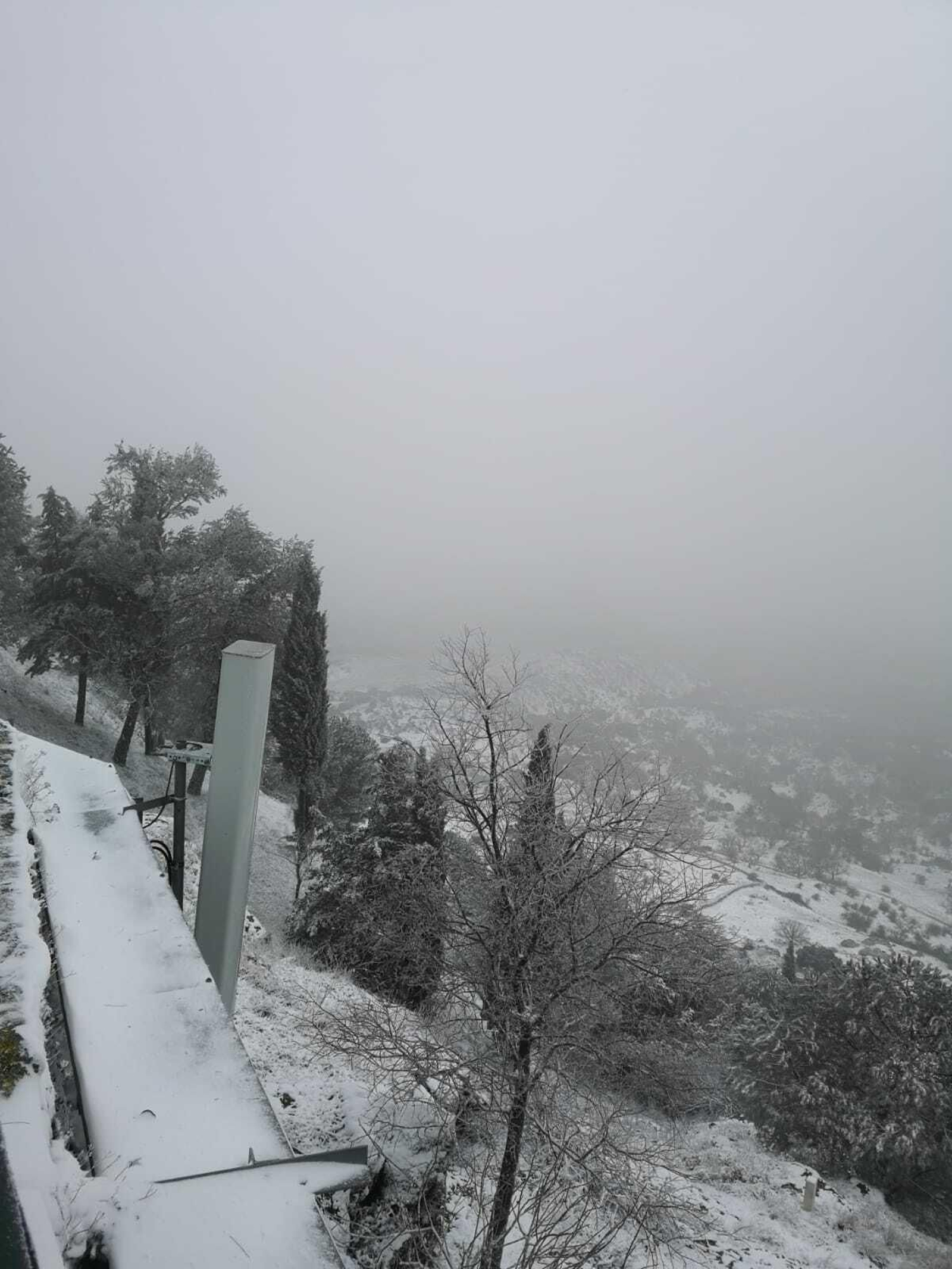 Las primeras nieves de la provincia de Córdoba, en fotos
