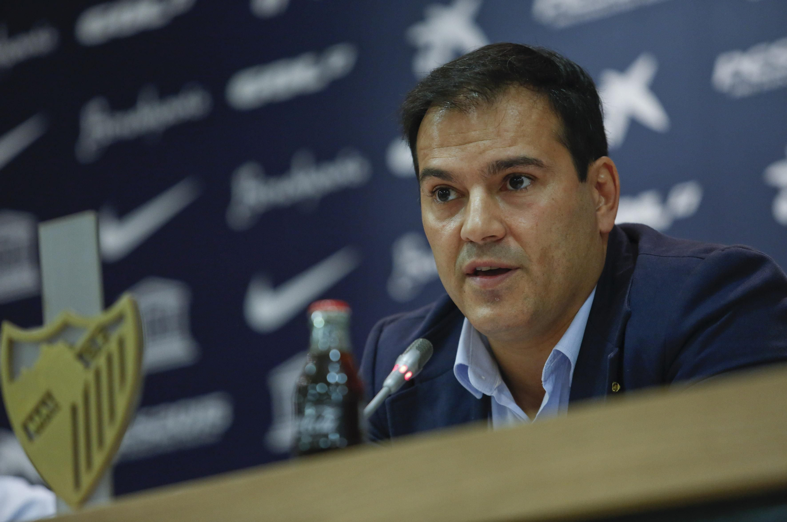 Vicente Casado, en su etapa en el Málaga CF. Vicente Casado, en su etapa en el Málaga CF.