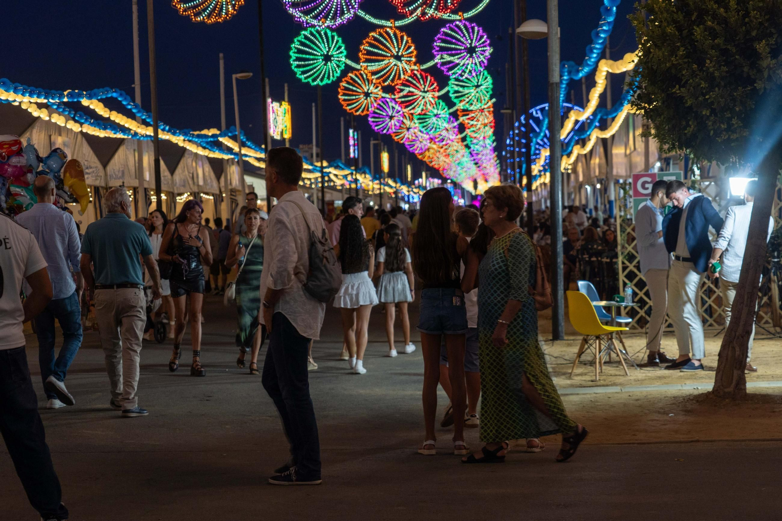 Colombinas 2025: Imágenes del ambiente el sábado 2 de agosto en las Fiestas Colombinas