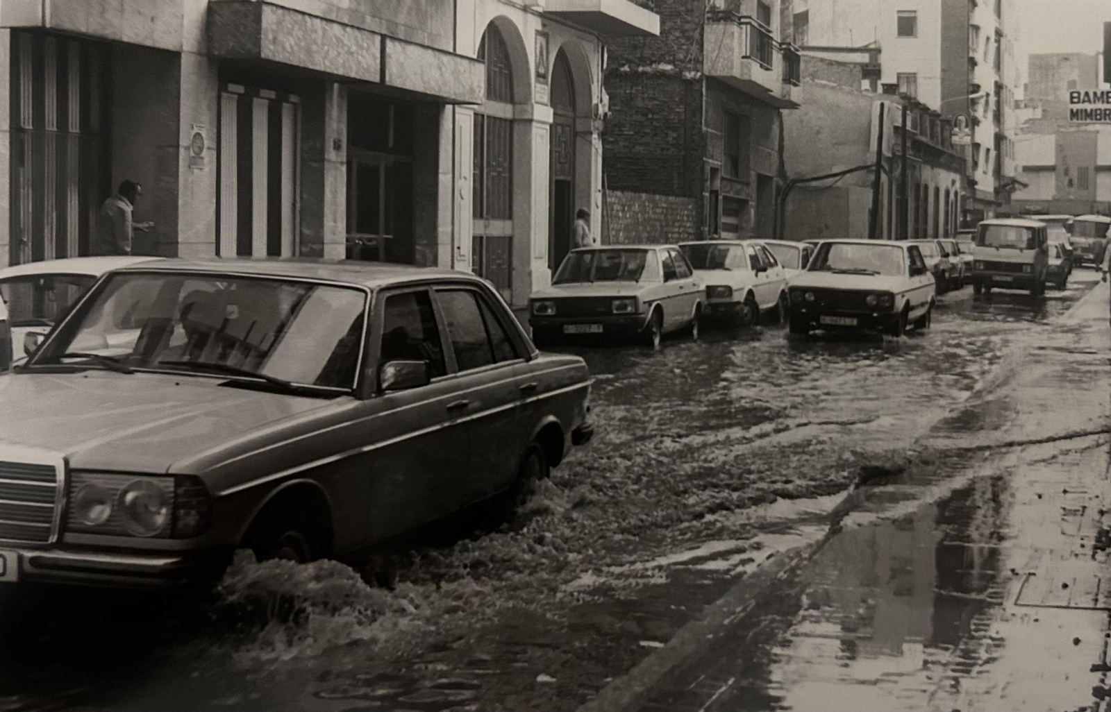 Efectos del temporal e inundaciones de enero de 1996 en Huelva.