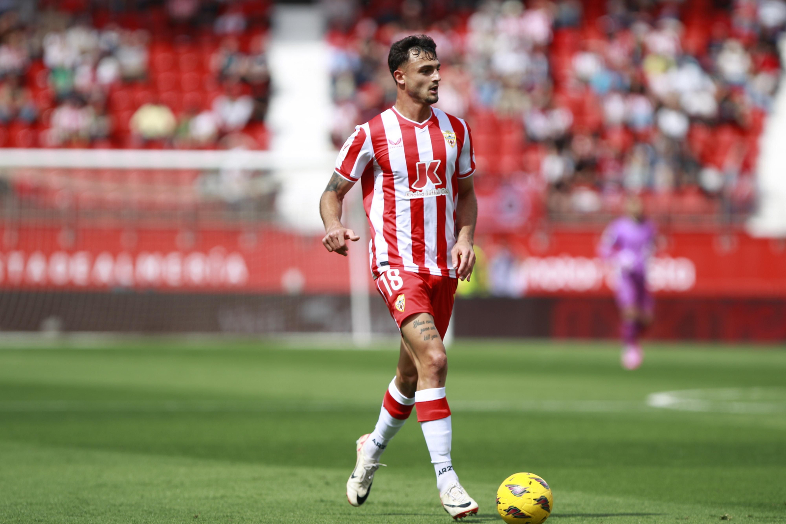 Las mejores imágenes del partido de fútbol U.D. Almería-Villarreal C.F.