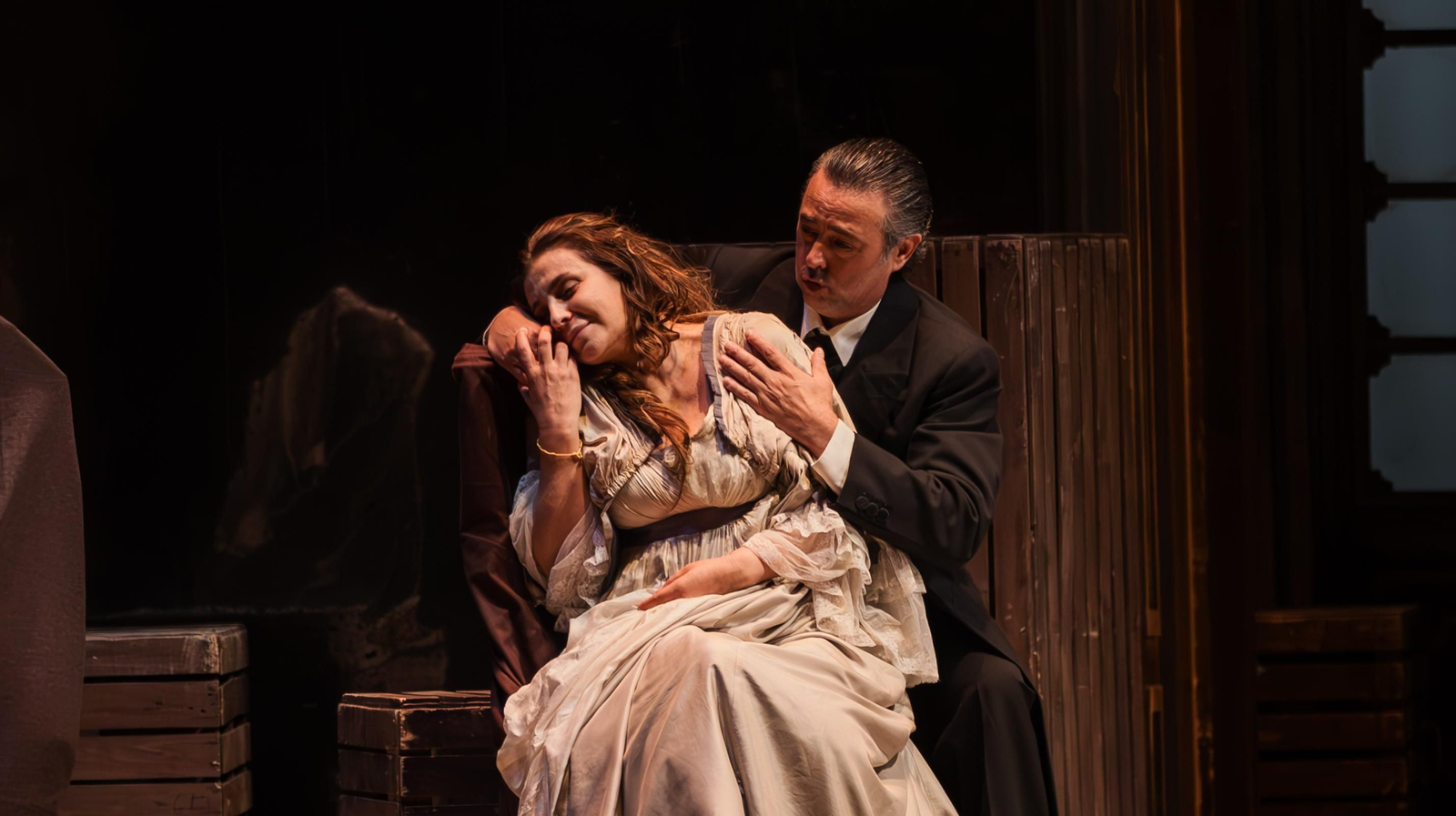 Una imagen de La Traviata cuando se representó en el Teatro Villamarta.
