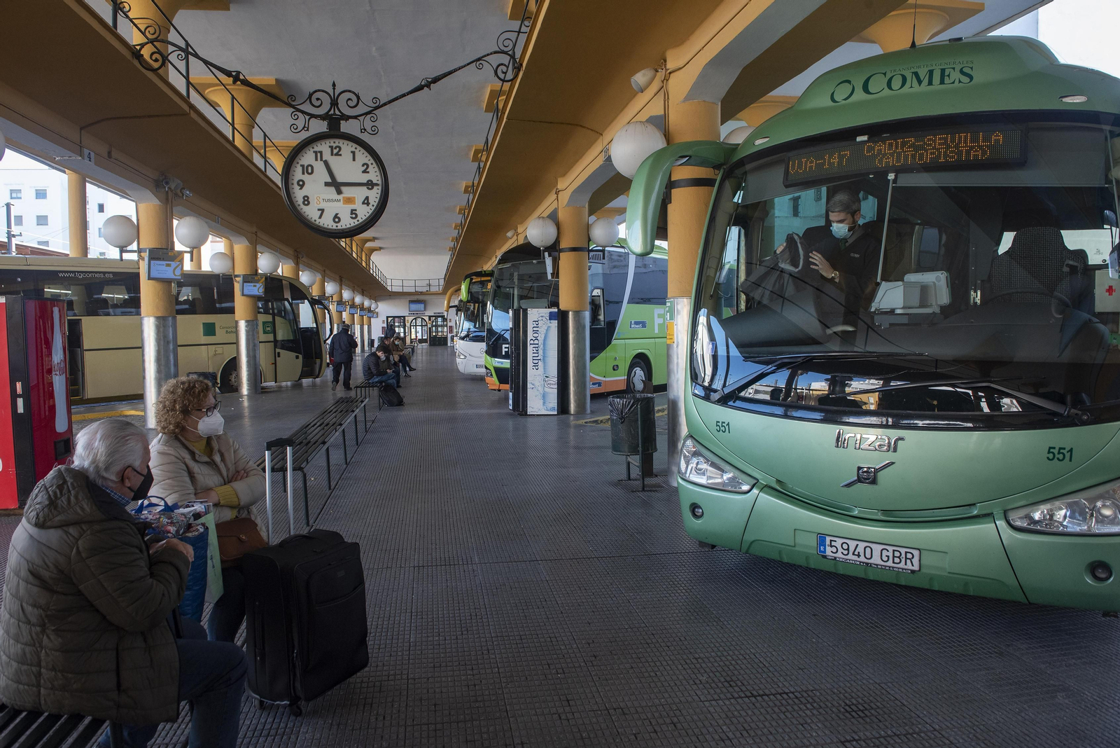 Estación de autobuses del Prado de Sevilla.