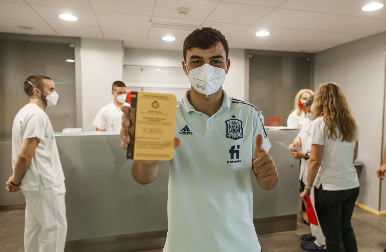 La vacunación de la selección española de fútbol para la Eurocopa