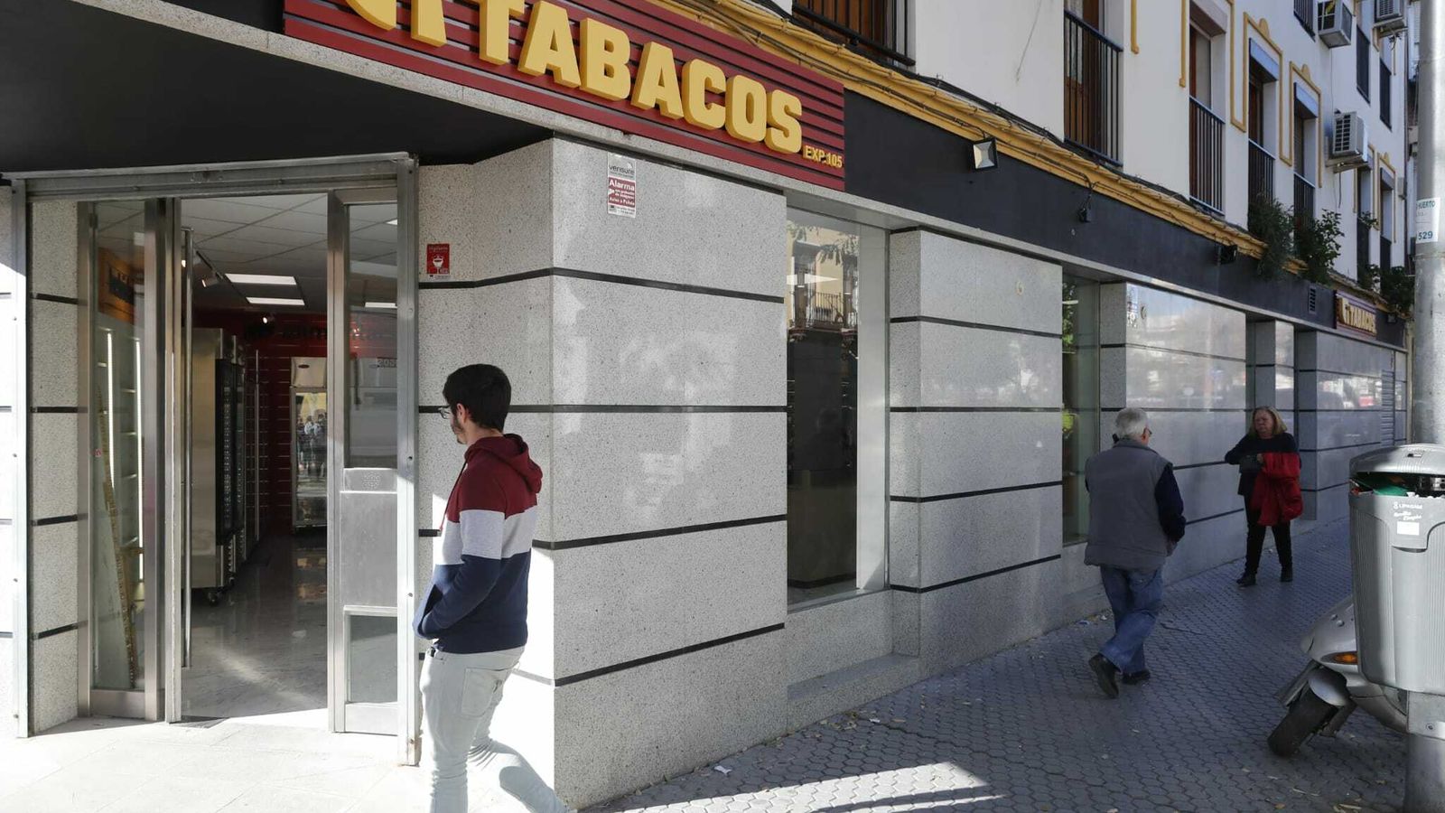 El estanco de San Jerónimo en el que ocurrieron los hechos.