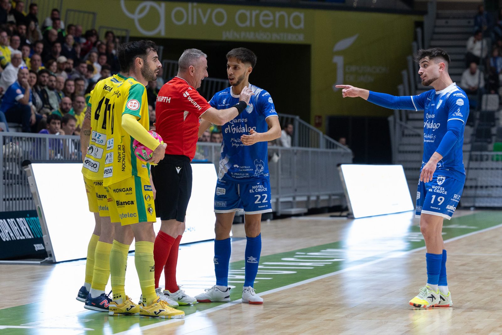 La victoria copera del Jaén FS sobre Quesos El Hidalgo Manzanares