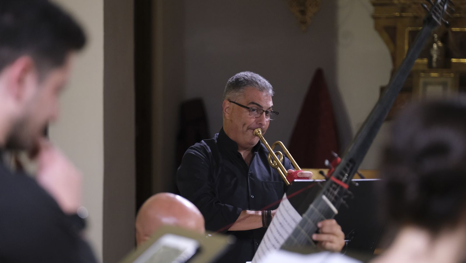 Imágenes de la actuación de Íliber Ensemble y el Coro Tomás Luis de Victoria en el XXI Festival de Música Renacentista y Barroca de Vélez Blanco