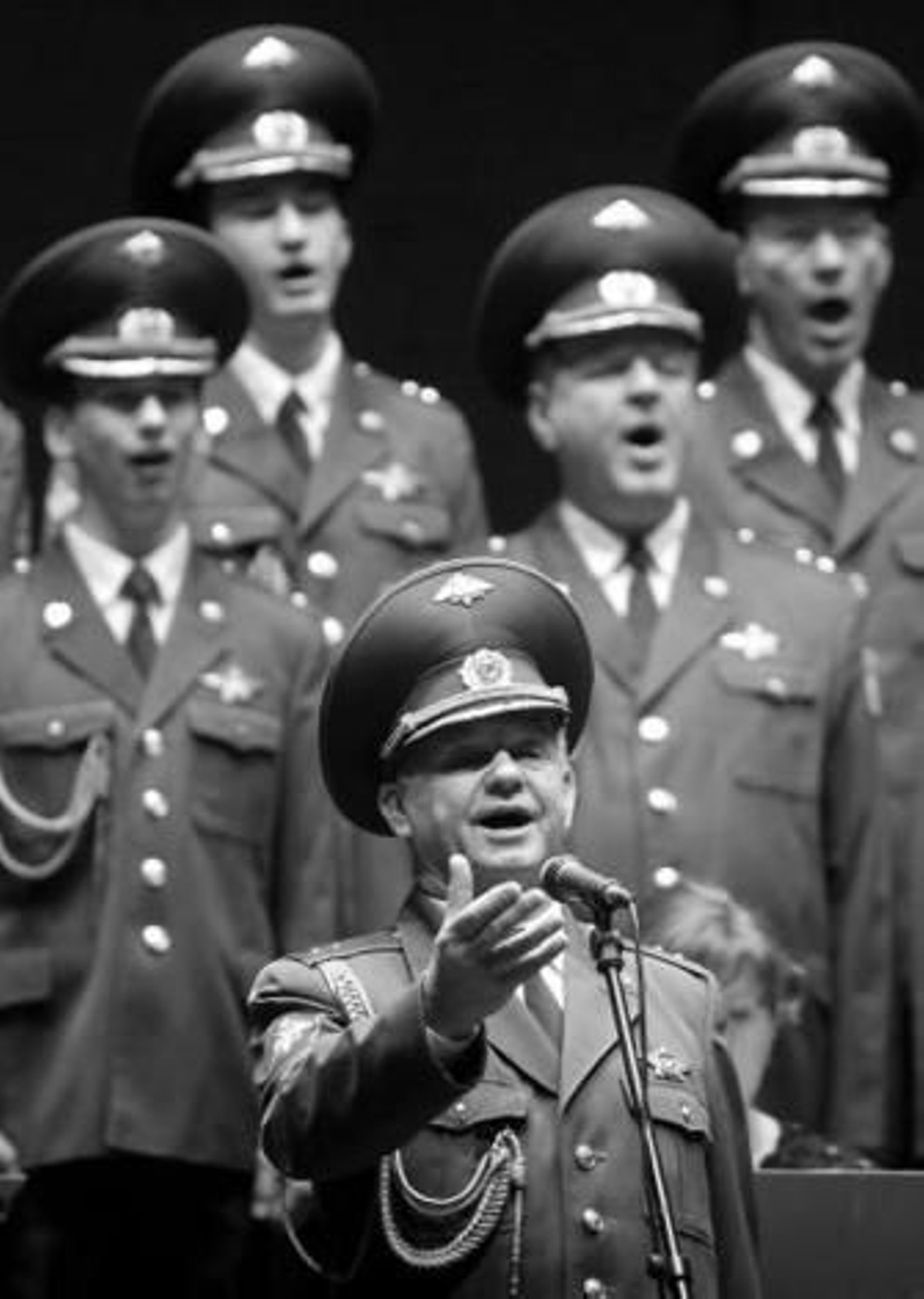 Un momento de la actuación del Ejército Ruso.