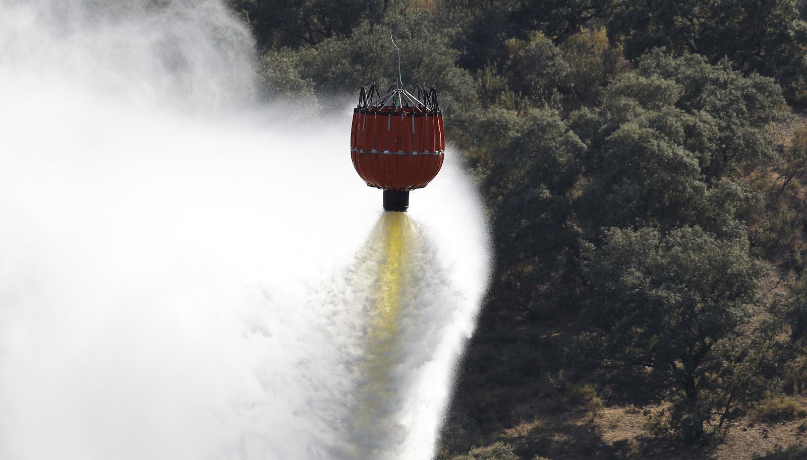 El incendio forestal de El Ronquillo, en imágenes
