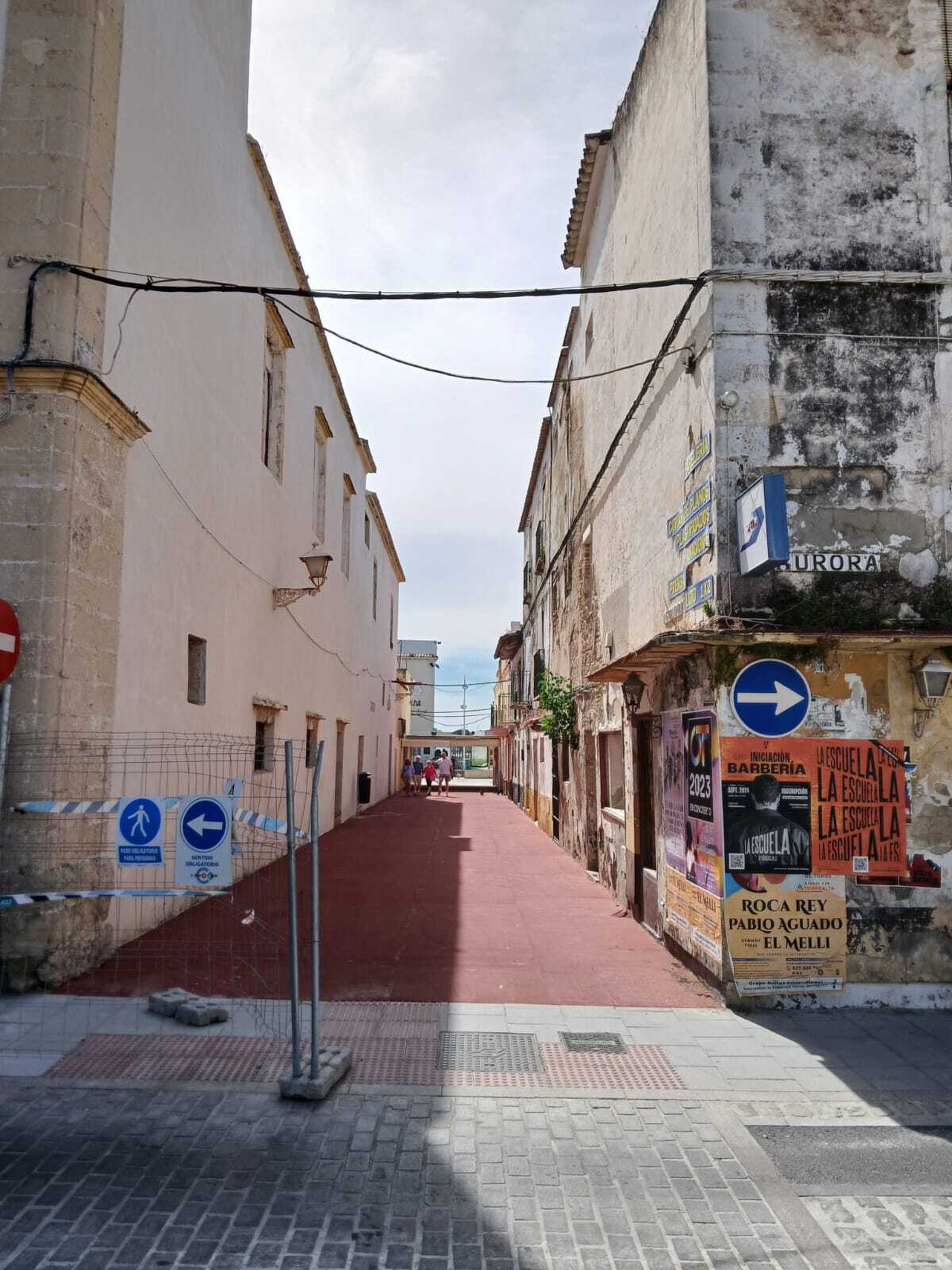 Las imágenes de la reforma de la plaza de El Polvorista, en El Puerto de Santa María
