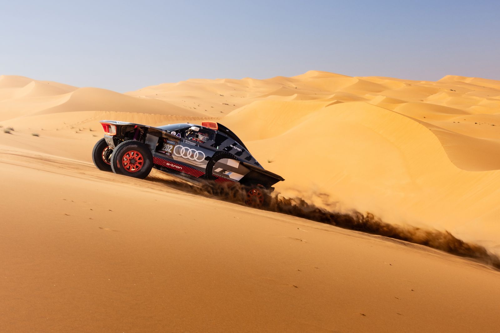 Las mejores fotos del Dakar por las dunas