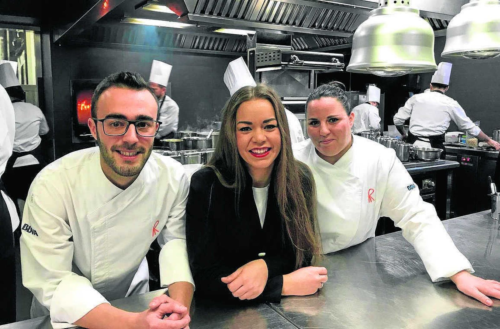 Juan Borrero Rodríguez,  Esther María Arije Ayala y Desirée Sánchez García.