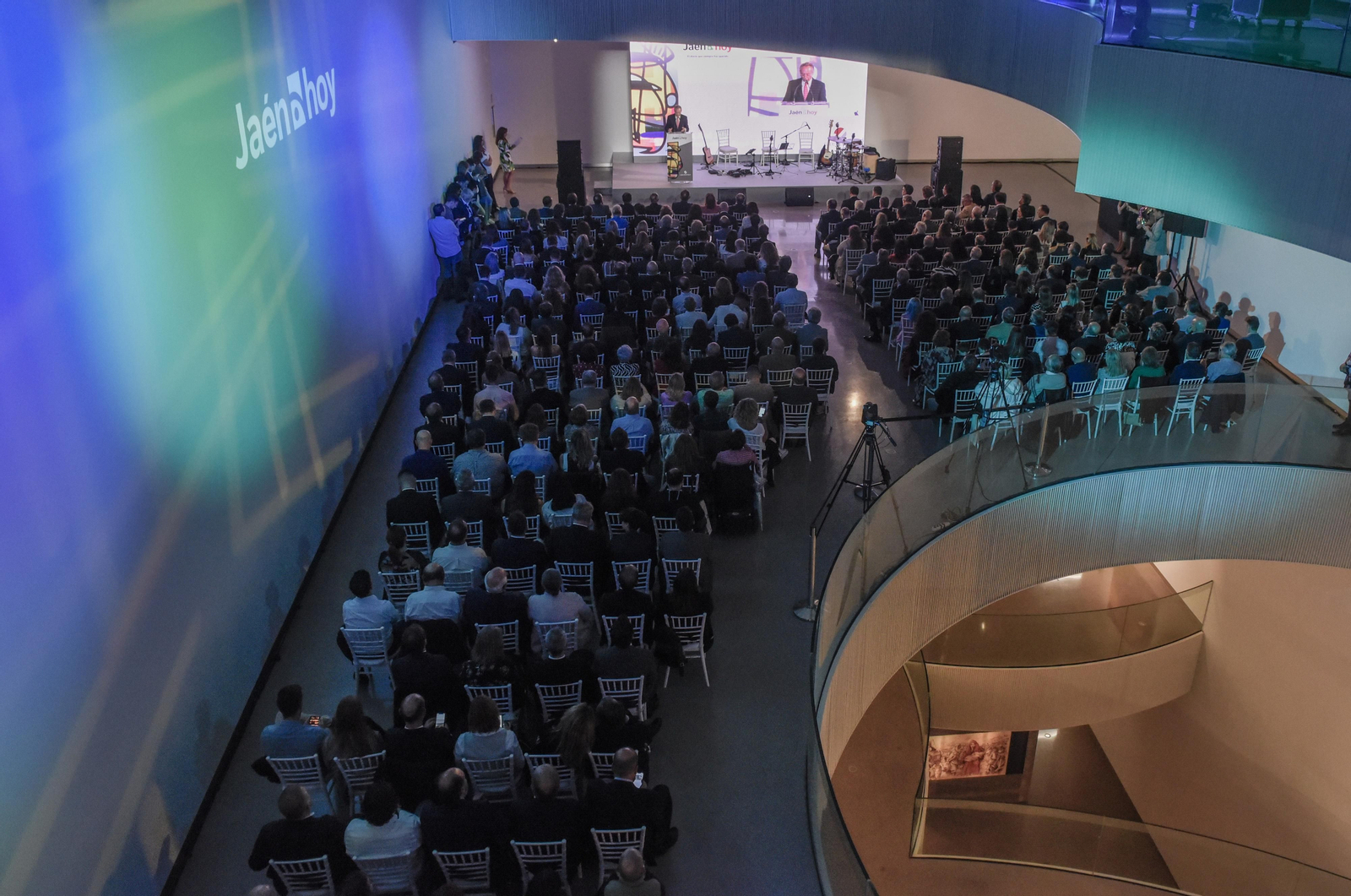 Acto de inauguración del nuevo periódico del Grupo Joly, Jaén hoy