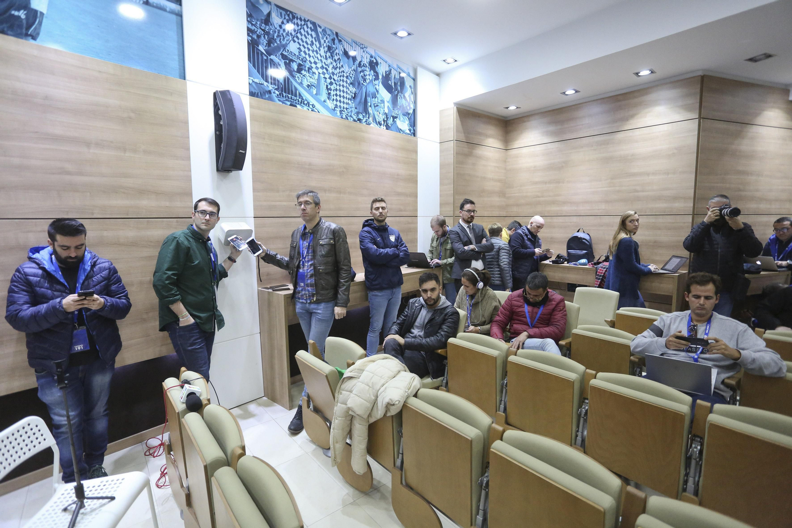 La rueda de prensa de Richard Shaheen, en fotos