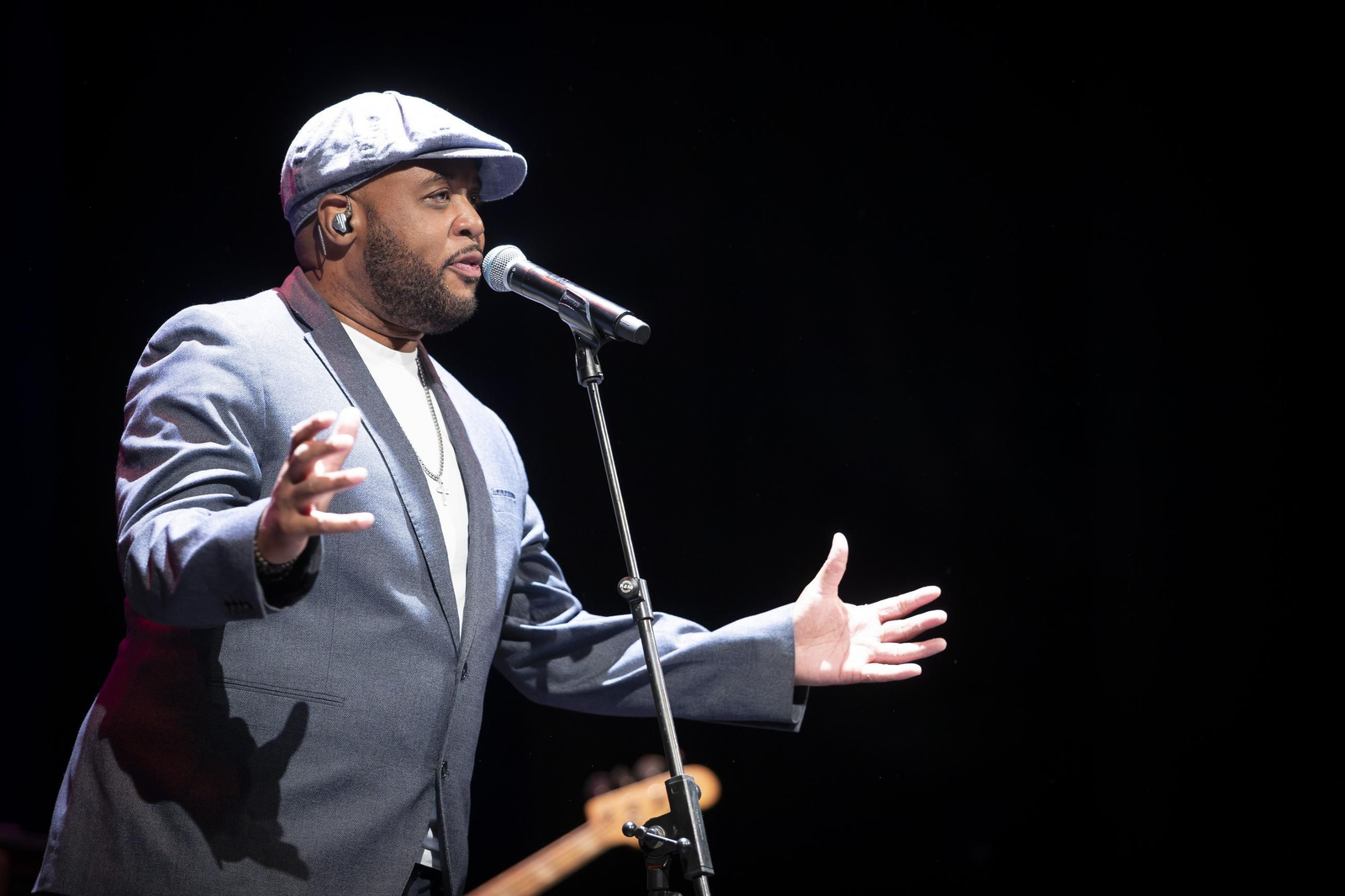 Actuacion de Tony Momrelle en el Festival de Jazz de Granada.