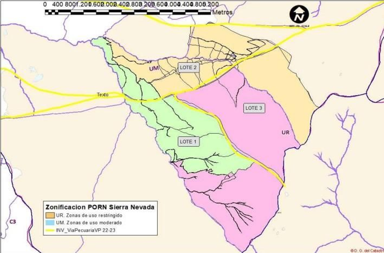 División de la Dehesa Calvario.