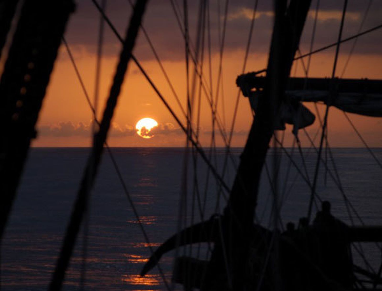 Día y noche en el galeón