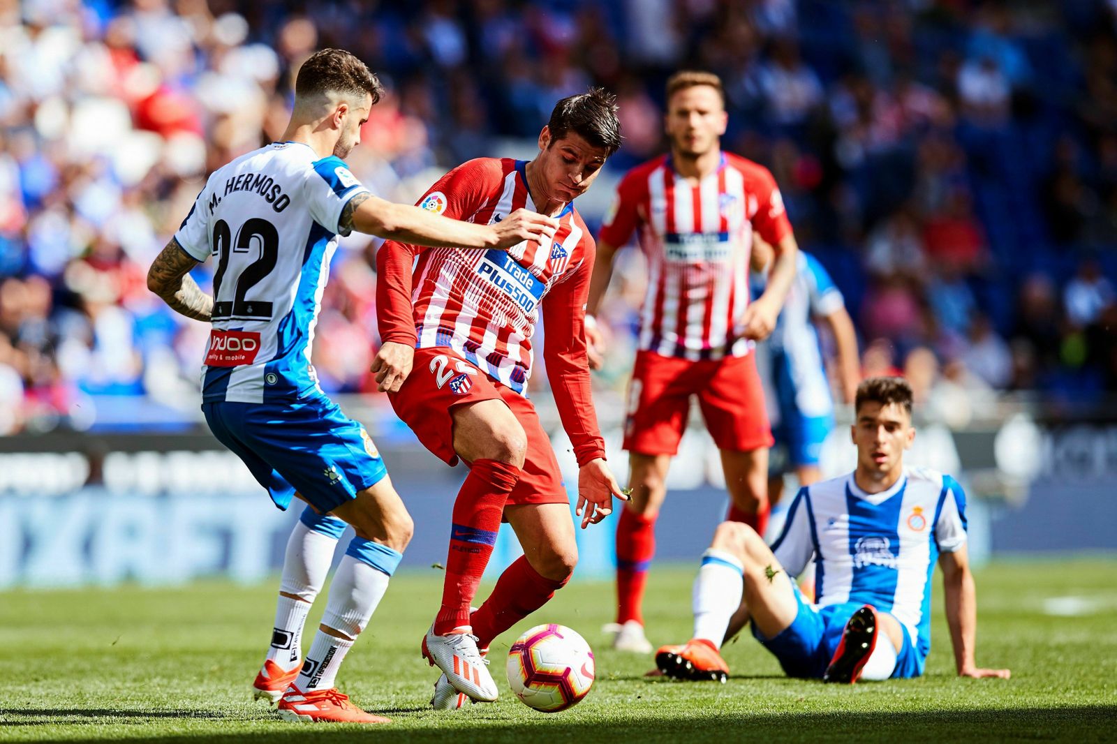 El Espanyol-Atlético, en imágenes