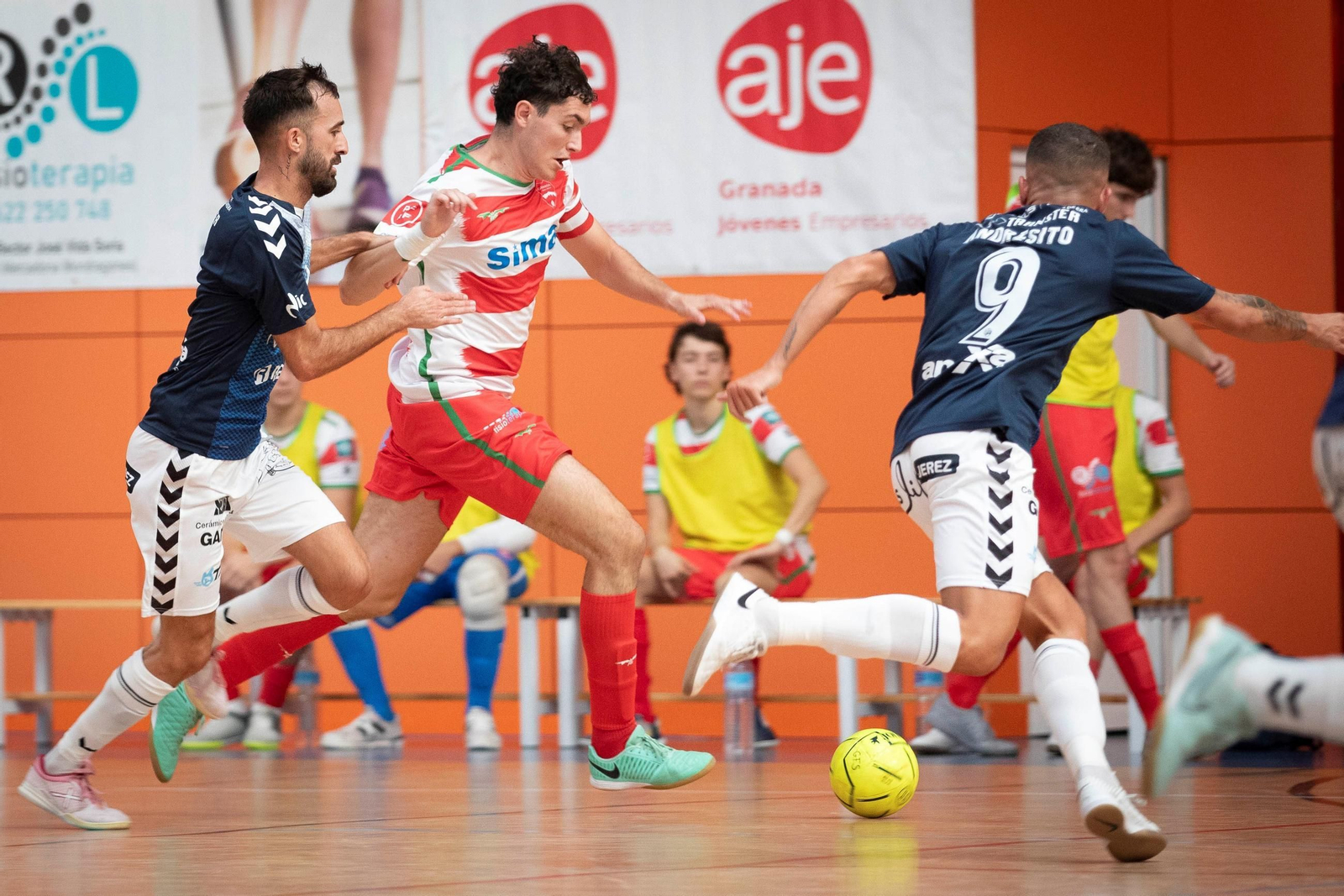 Imagen de un partido anterior del Sima Granada. Imagen de un partido anterior del Sima Granada.