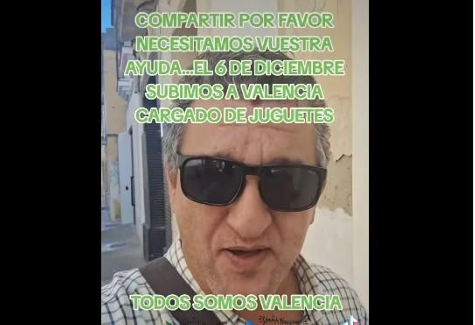 El chino de Jerez, solicitando la colaboración en sus redes sociales.