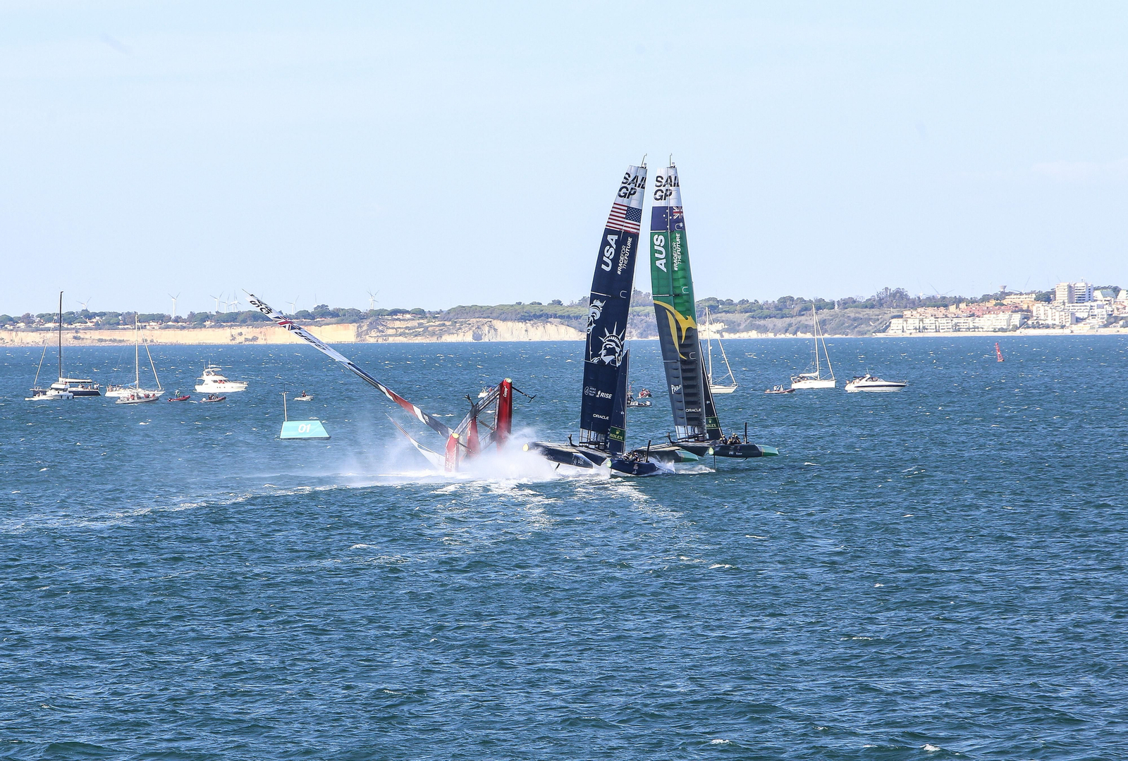 Las imágenes de la final de la SailGP en Cádiz