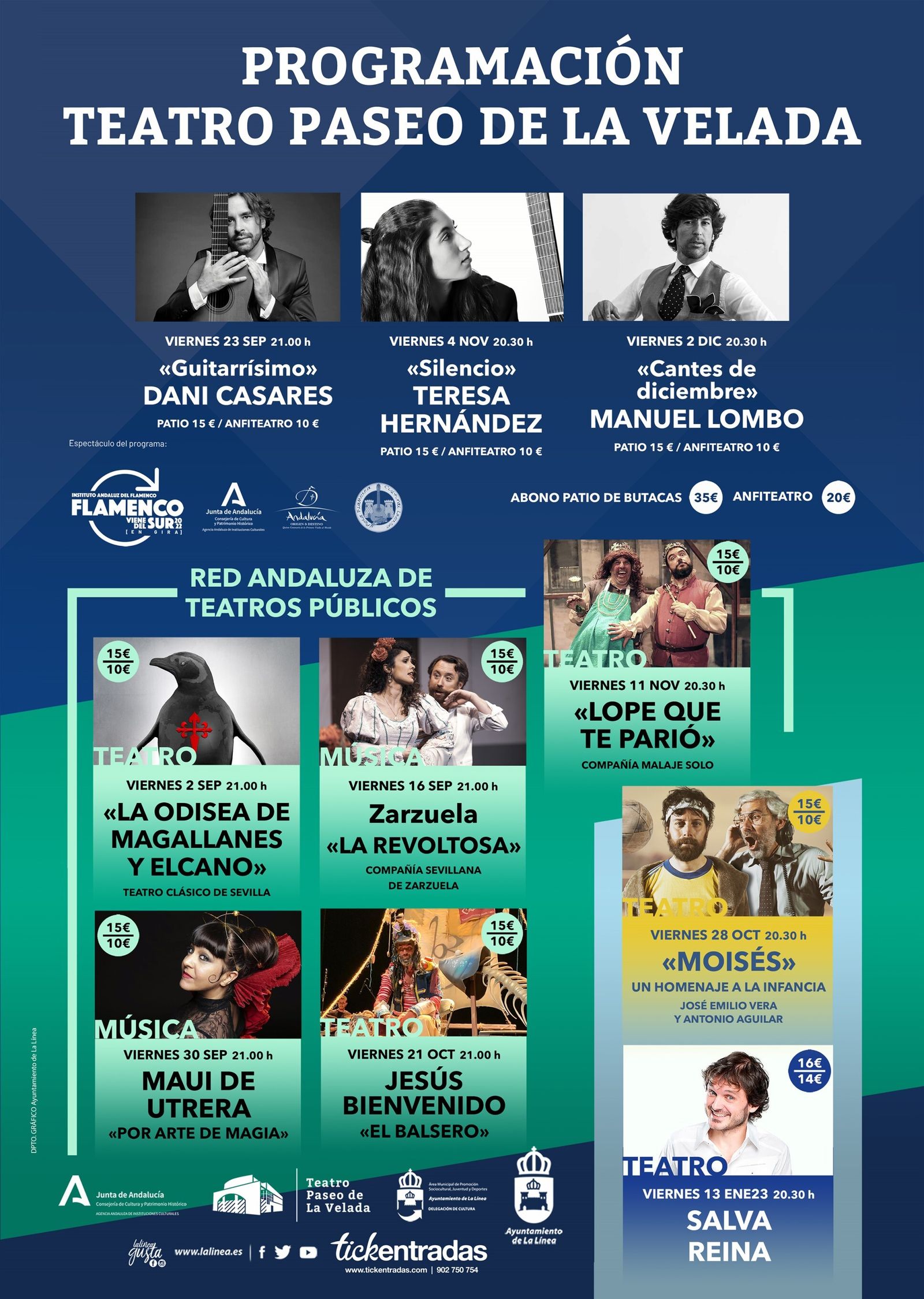 Programación Teatro Paseo de La Velada.