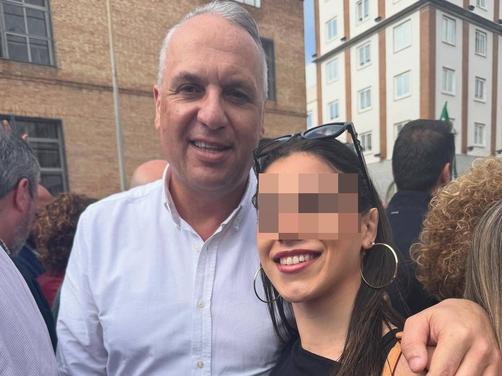 Juan Carlos Ruiz Boix y su hija Irene.