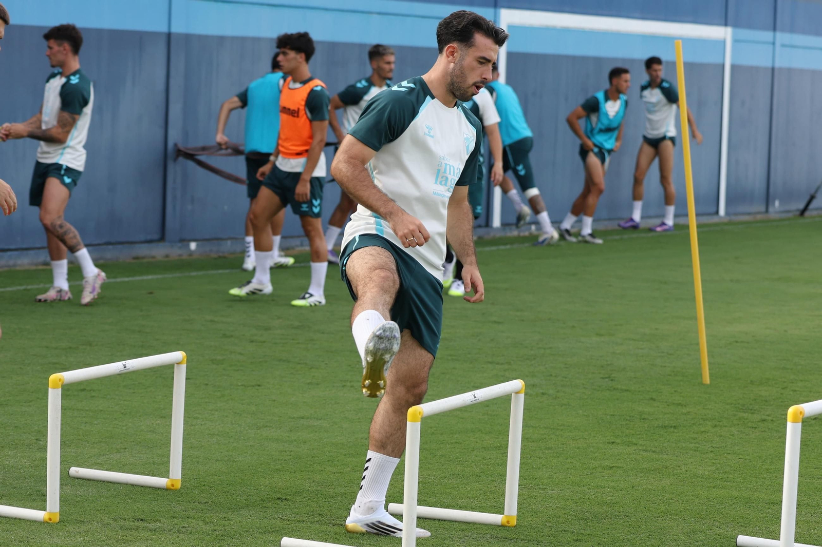 Javi Montero ya trabaja con el Málaga CF en el Anexo de La Rosaleda