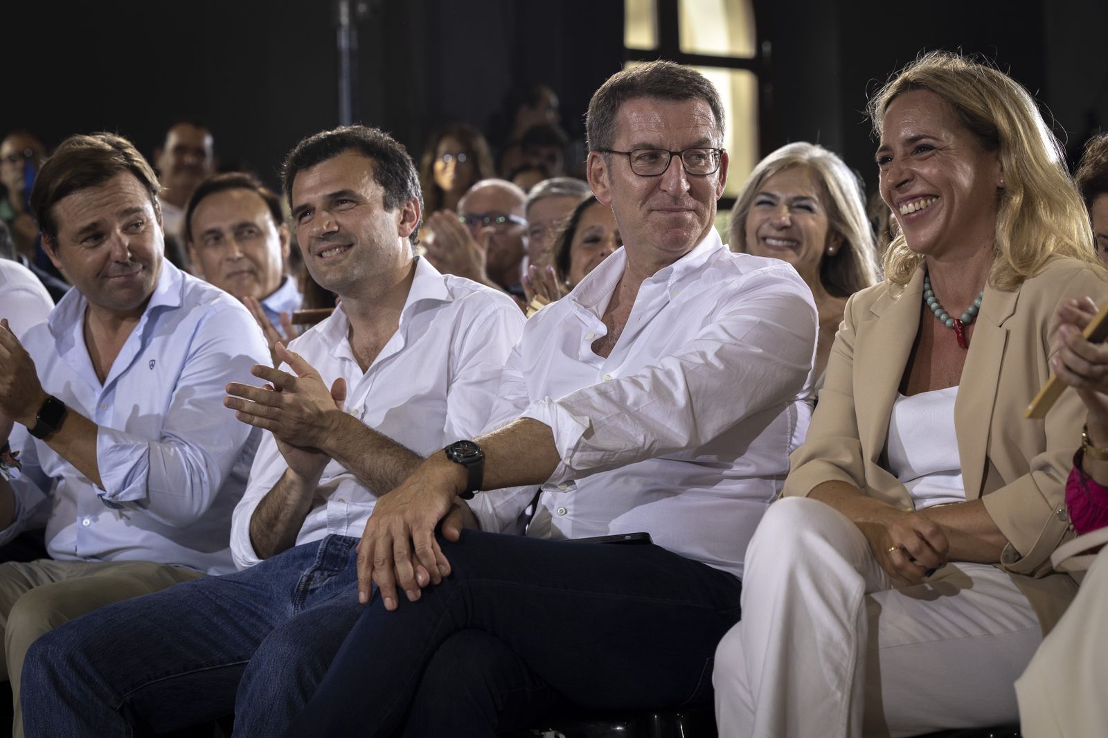 Las imágenes del mitin de Alberto Nuñez Feijoó en Cádiz