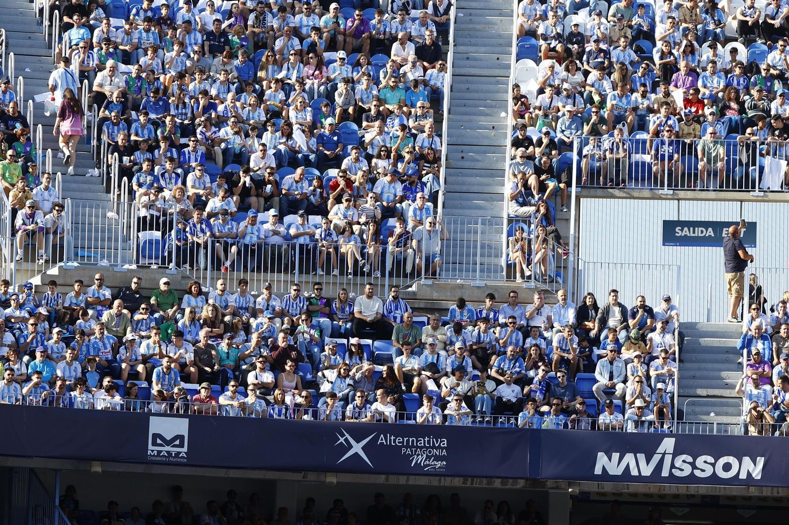 Búscate en las gradas de La Rosaleda en el Málaga CF-Castellón