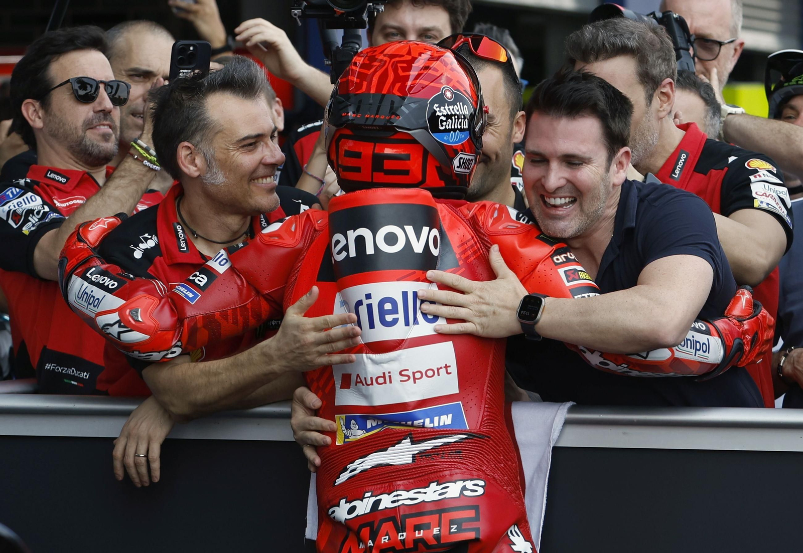 Las fotos del primer triunfo de Marc Márquez en la temporada