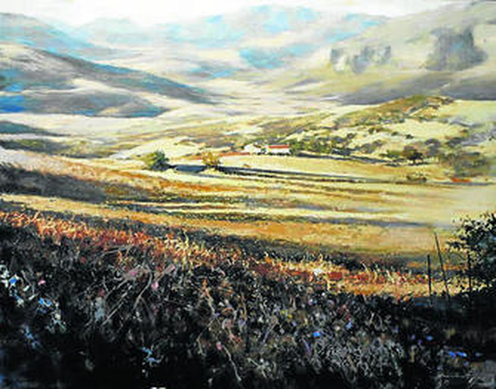 Pedro Lobato reinventa los paisajes de su tierra desde la sala GH 40