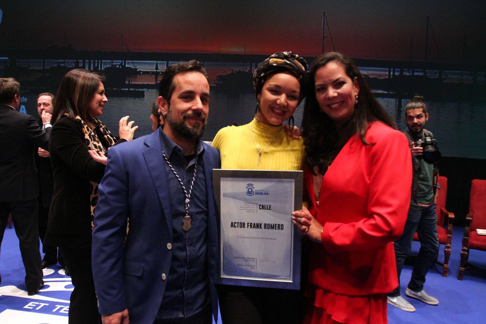 Imágenes de la entrega de las medallas de Huelva