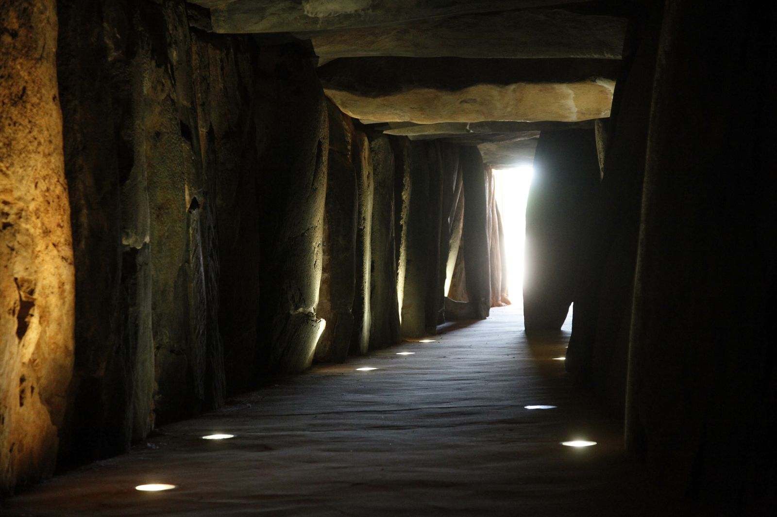 La galería principal vista desde el interior.