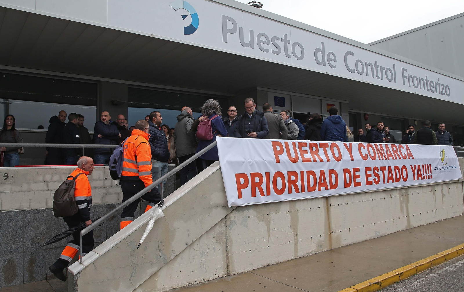 Fotos de la concentración en el PIF del puerto de Algeciras